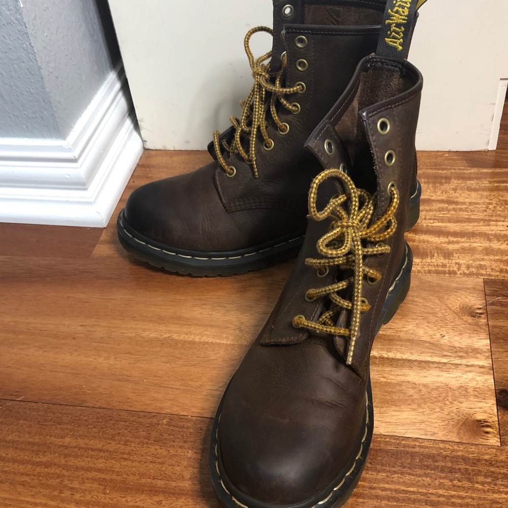 Brown Dr. Martens